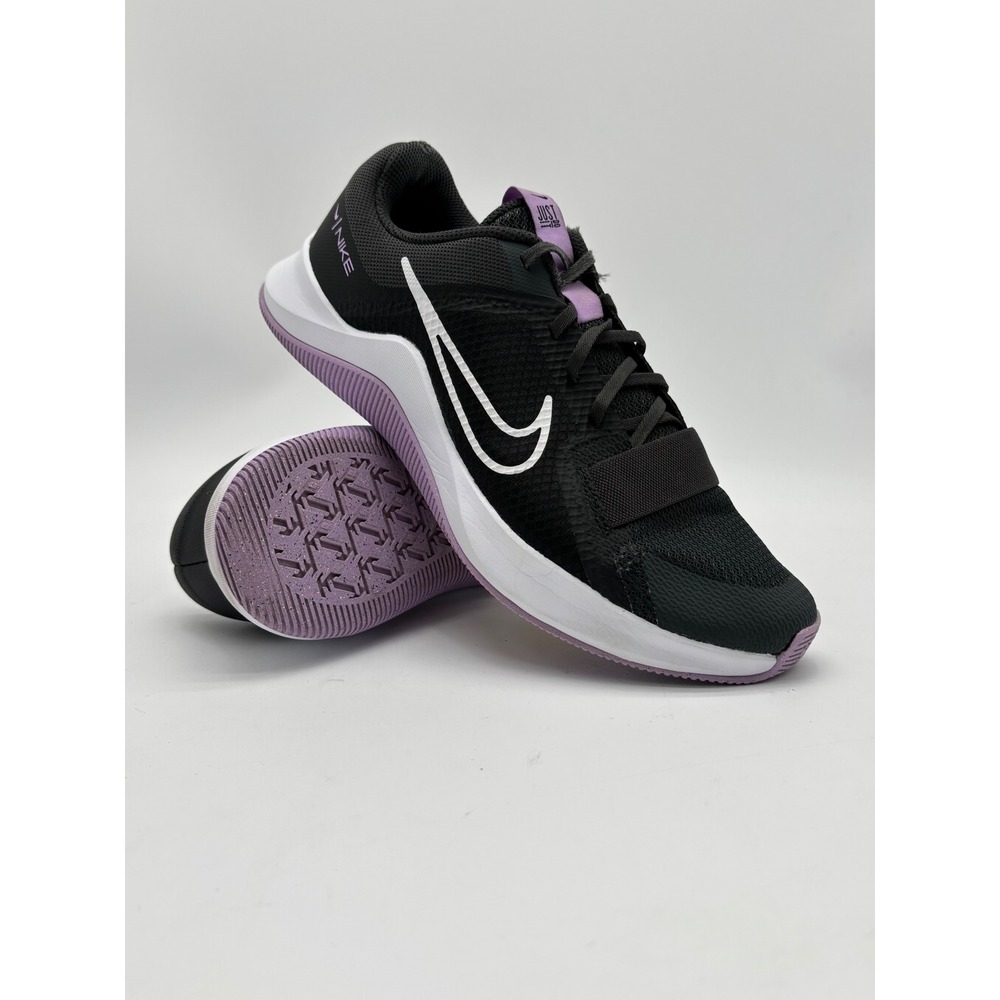 Nike MC Trainer 2 Black Purple White Training Shoes DM0824-005 Womens 10